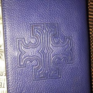 Blue Tory Burch cross body handbag